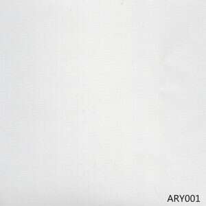 Premium Olefin solid fabric swatch in White — outdoor cushion upholstery option