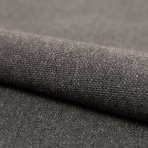 Axroma Canvas solid fabric swatch in Gray — outdoor cushion upholstery option