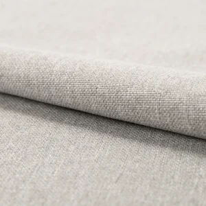 Axroma Canvas solid fabric swatch in Gray — outdoor cushion upholstery option