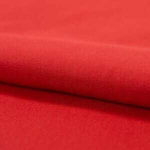 Axroma Canvas solid fabric swatch in Red — outdoor cushion upholstery option