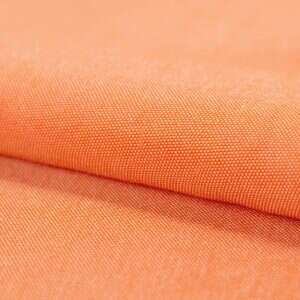 Axroma Canvas solid fabric swatch in Orange — outdoor cushion upholstery option