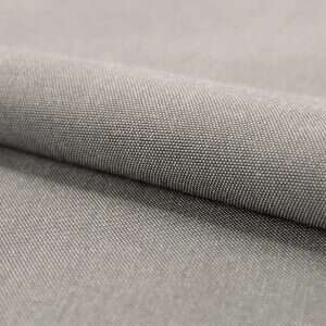 Axroma Canvas solid fabric swatch in Gray — outdoor cushion upholstery option