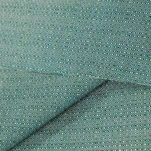 Axroma Canvas solid fabric swatch in Teal — outdoor cushion upholstery option