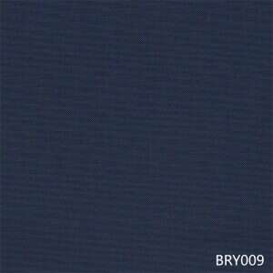 Premium Olefin solid fabric swatch in Navy Blue — outdoor cushion upholstery option