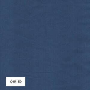 Plush Fleece solid fabric swatch in Blue — indoor cushion upholstery option