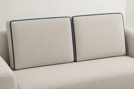Measuring for custom back cushions — dimensions taken edge to edge for an exact factory cut