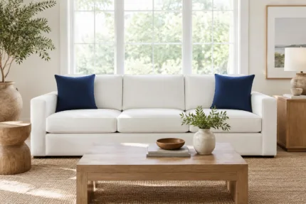 Custom sofa cushions, made to your measurements — tailored scene