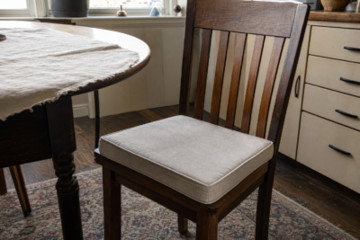 15 x 15 seat cushions — square replacement pads for kitchen and dining chairs