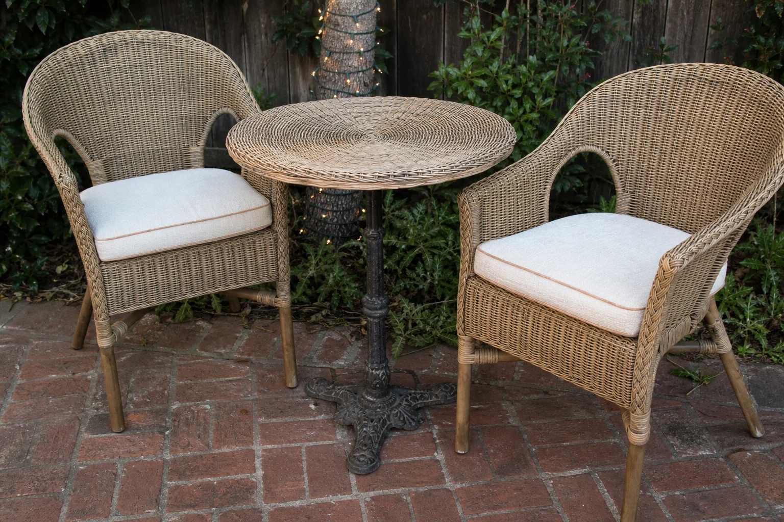 17 x 17 outdoor cushions — square replacement pads for bistro and patio seating