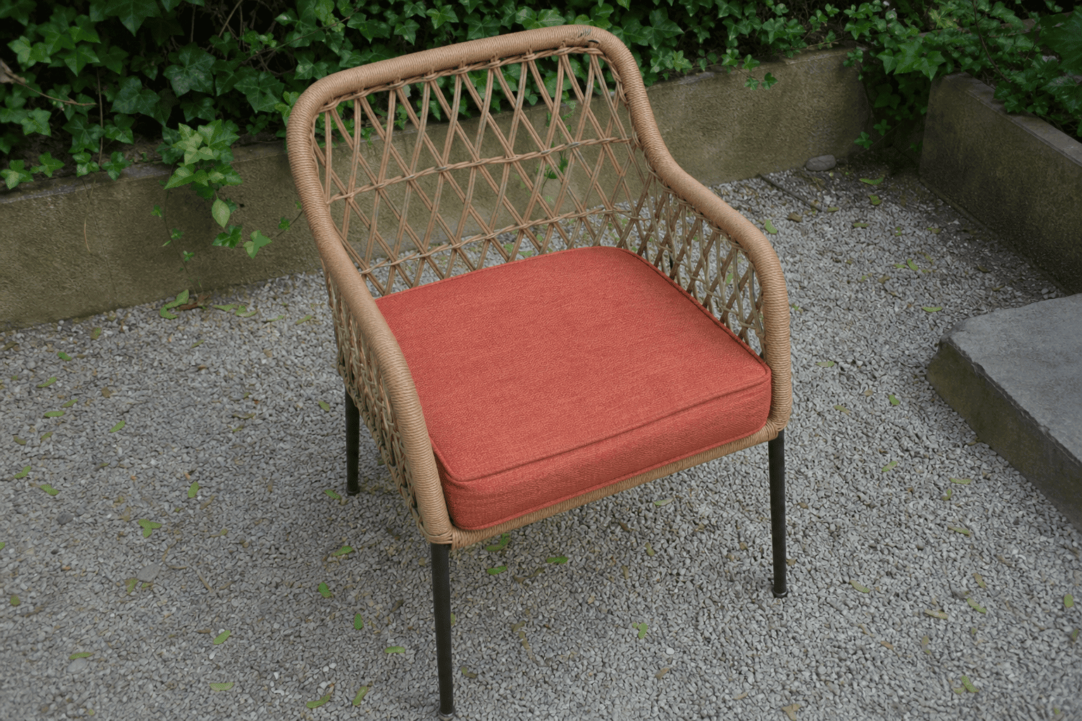 17 x 18 outdoor cushions — rectangular replacement pads for compact patio chairs