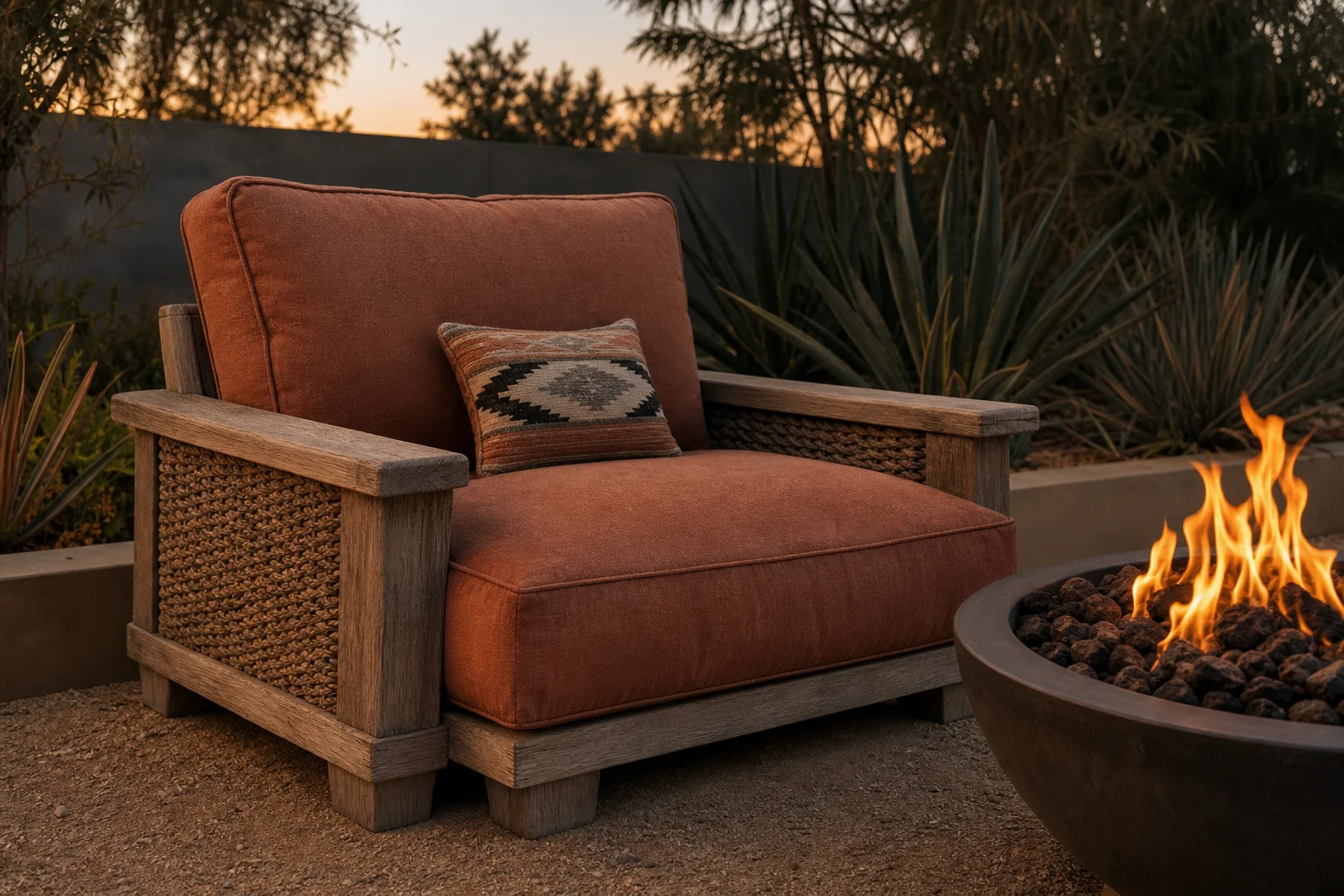 27 x 27 outdoor cushions — extra-wide square replacement pads for oversized patio chairs