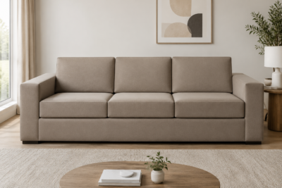 Alenya Ashley three-cushion sofa with tailored replacement cushions
