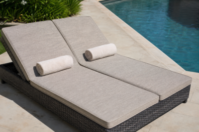 Double Chaise Lounge Cushions
