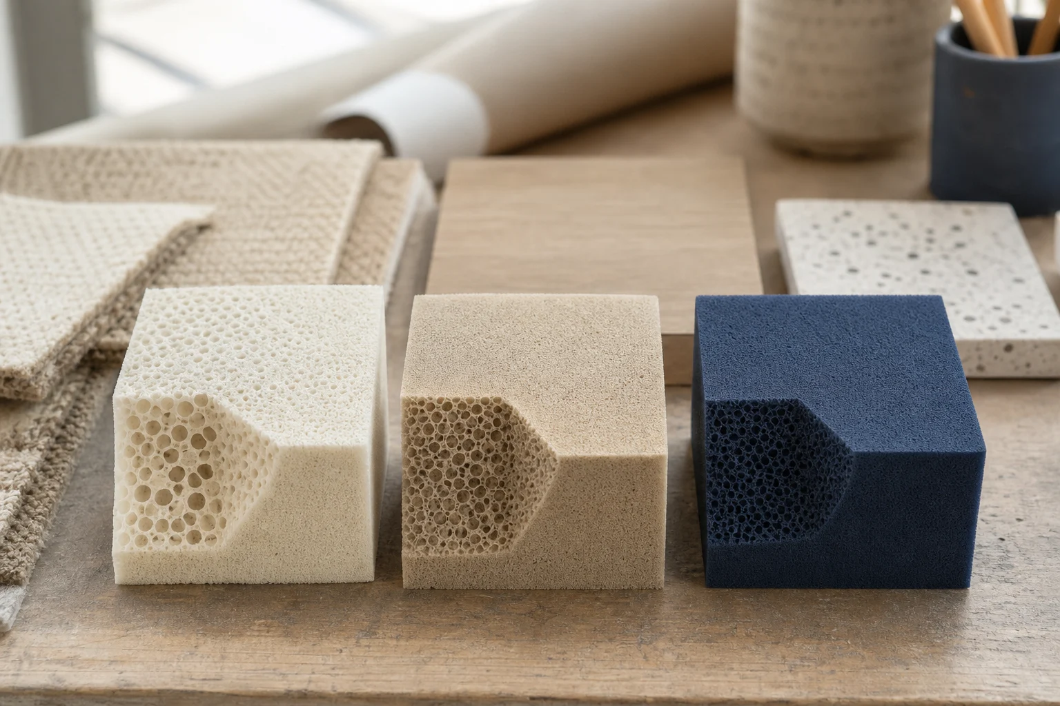 Cutting Behavior by Foam Type