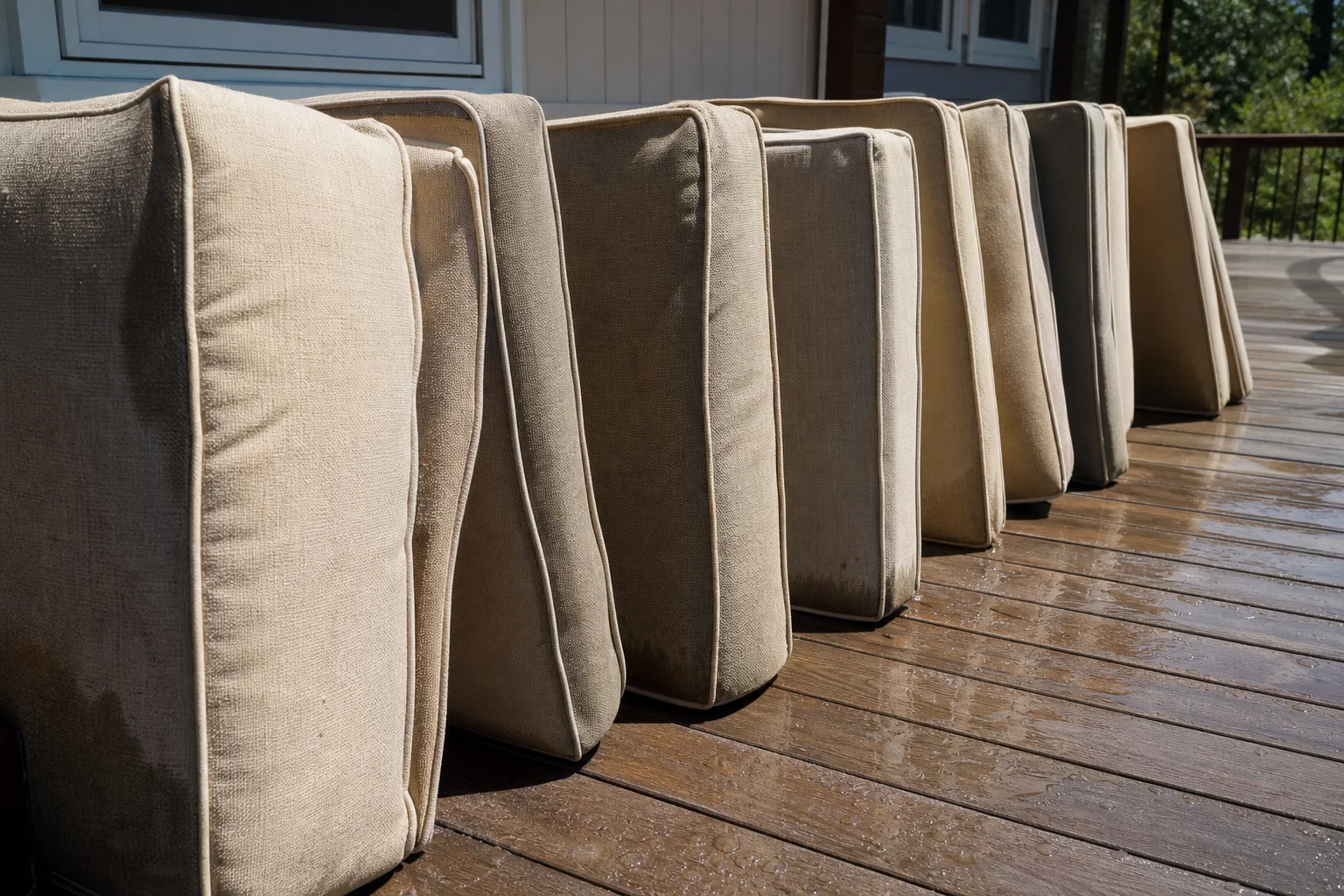 How to Drain Waterlogged Cushions (and When Foam Is Done)