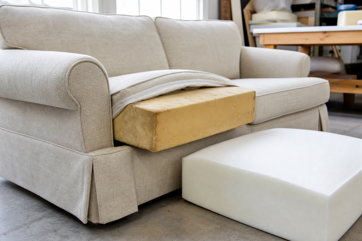 How to Replace Sofa Cushion Foam