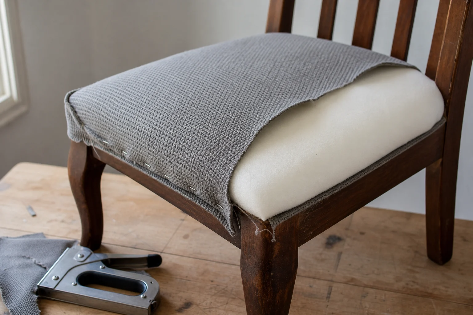 How to Reupholster Dining Chairs