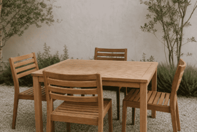 No-Cushion Outdoor Furniture