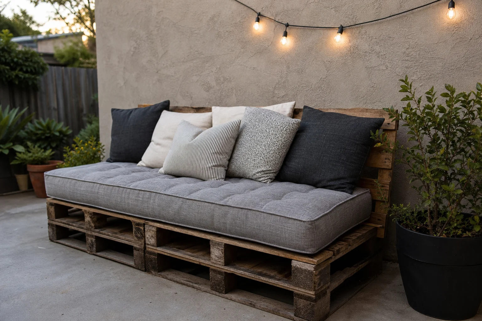 Pallet Bench Cushion DIY