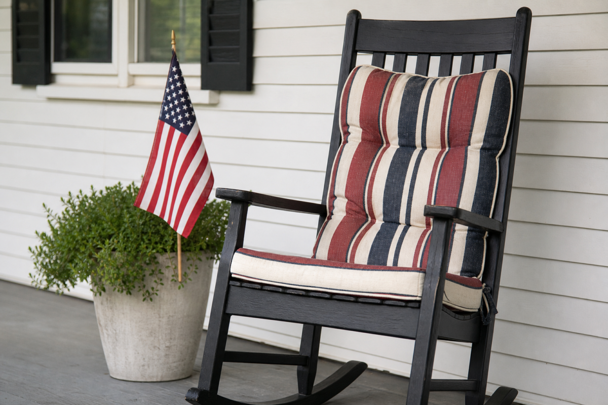 Patriotic Porch Cushions