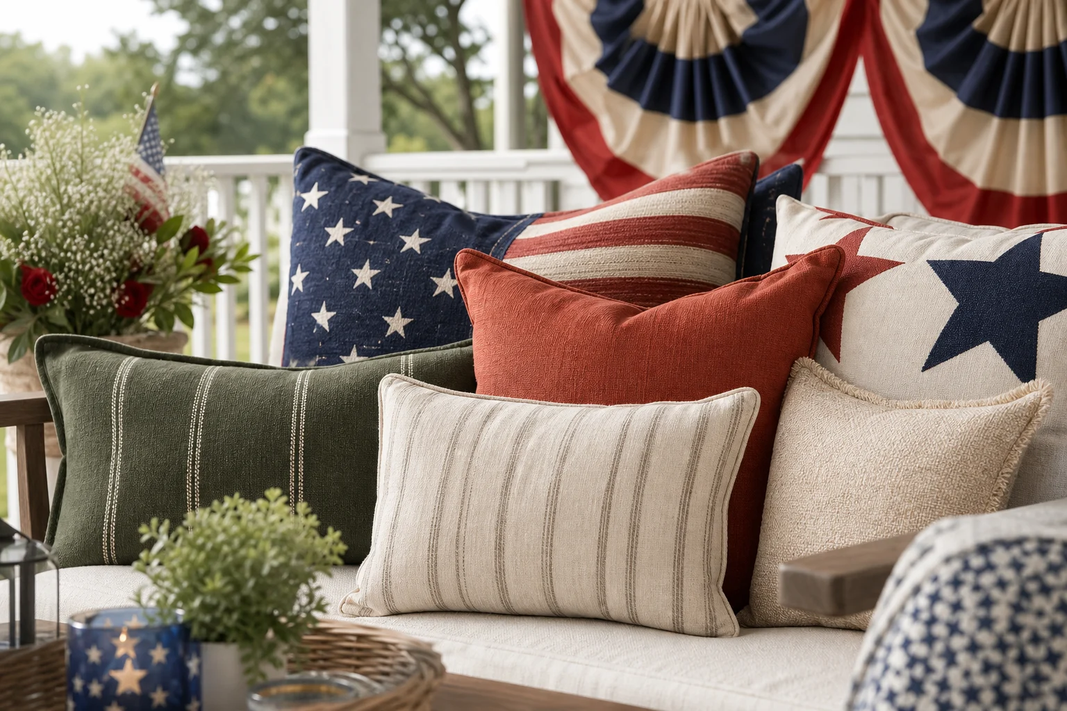 Red, White and Blue Without the Costume Problem