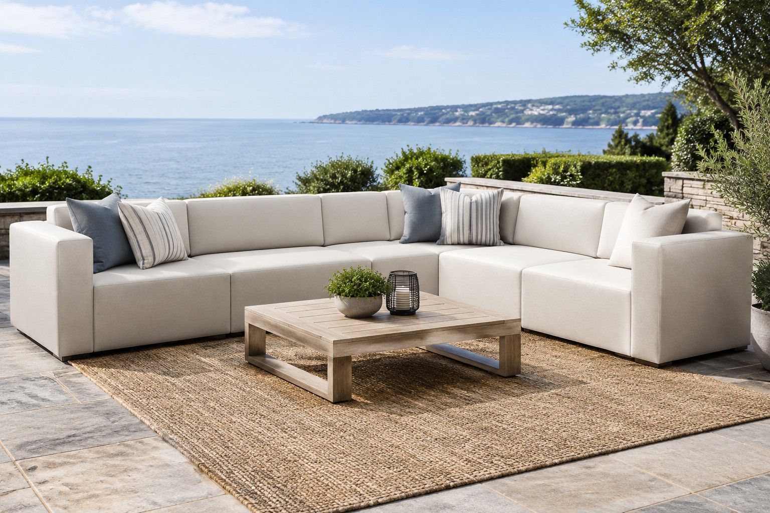 Step 3 of sectional cushion replacement: choosing the path block by block — replace, re-foam, or buy new