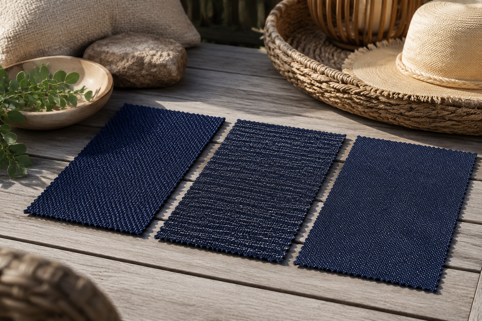 Outdoor seat cushion fabric grades — weather-resistant weaves versus waterproof tech fabric builds
