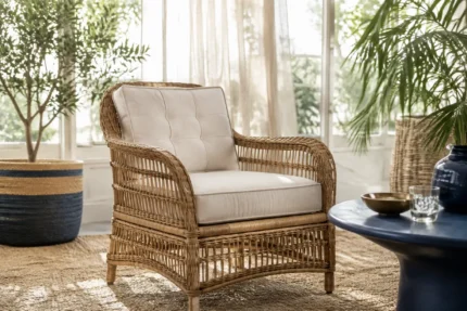 Custom rattan cushions made to your measurements