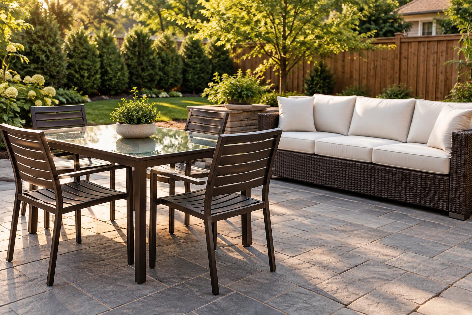 Custom allen roth replacement cushions for patio sets, cut to frame measurements