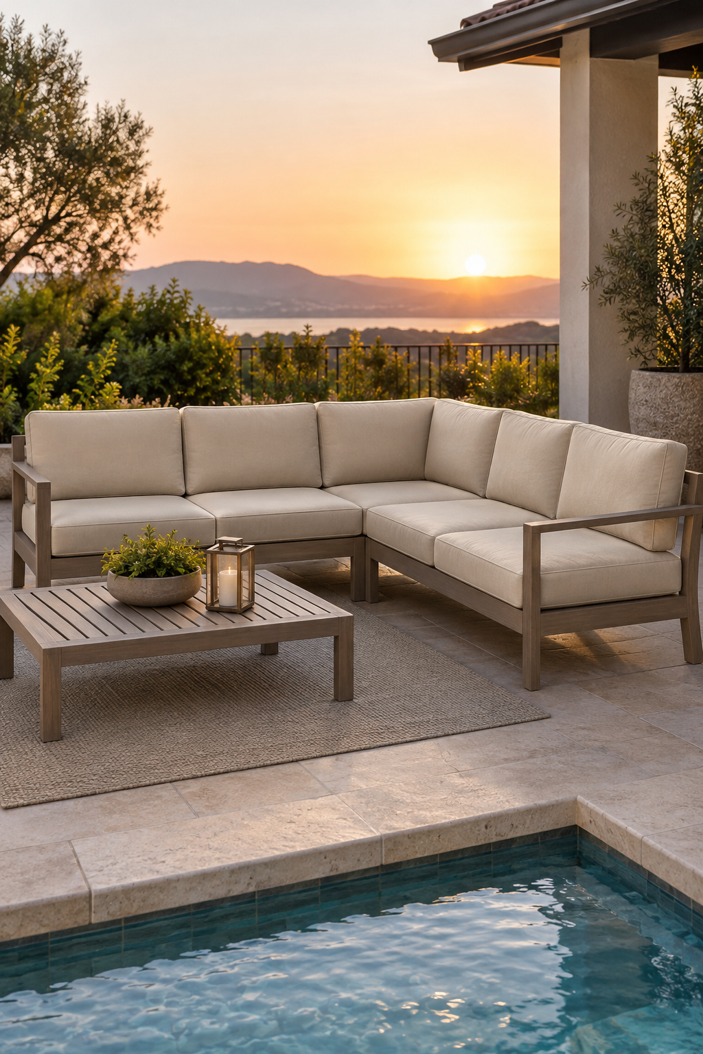 Custom Outdoor Sofa Cushions measuring